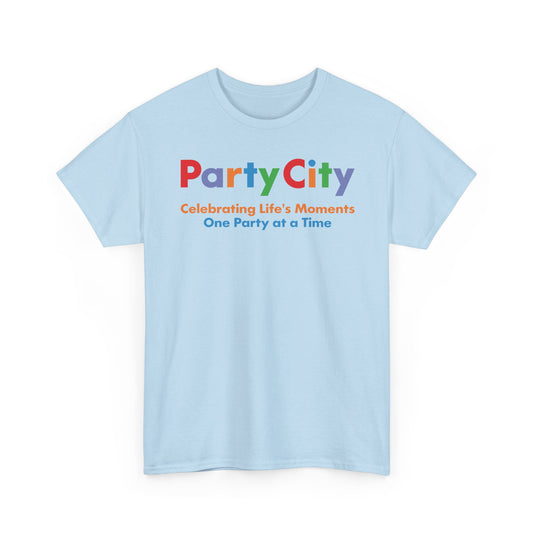 Party City Defunct Party Supply Store T-Shirt Celebrating Life's Moments Tee