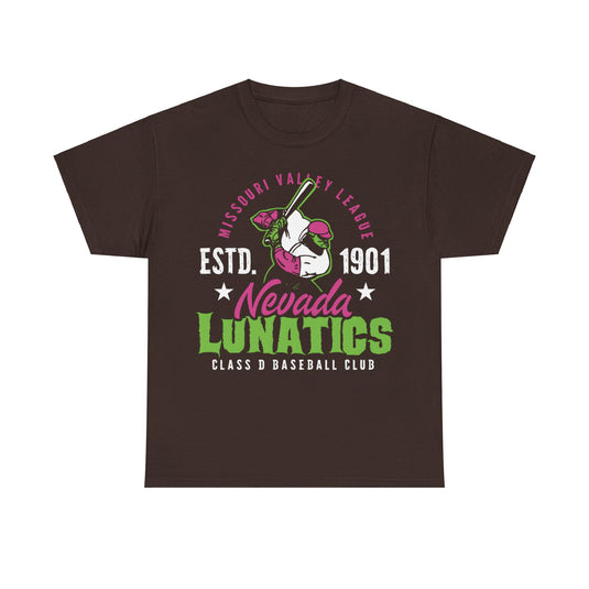 Nevada Lunatics Est 1901Baseball T-shirt