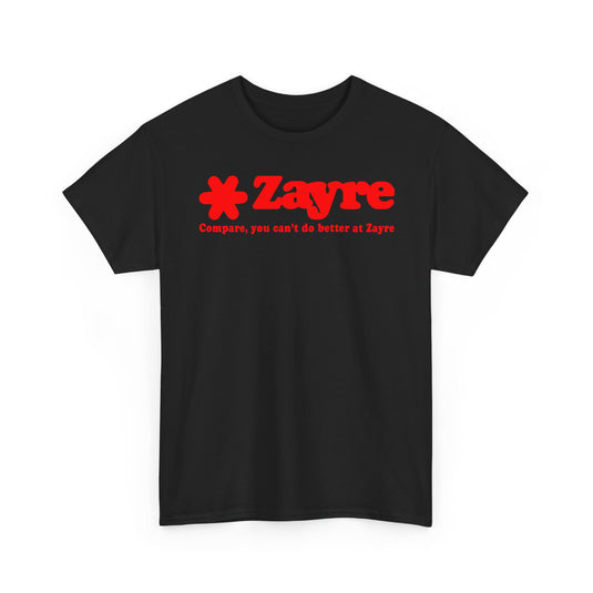 Zayre Compare You Can't Do Better Red Star Logo Discount Store Chain T-shirt