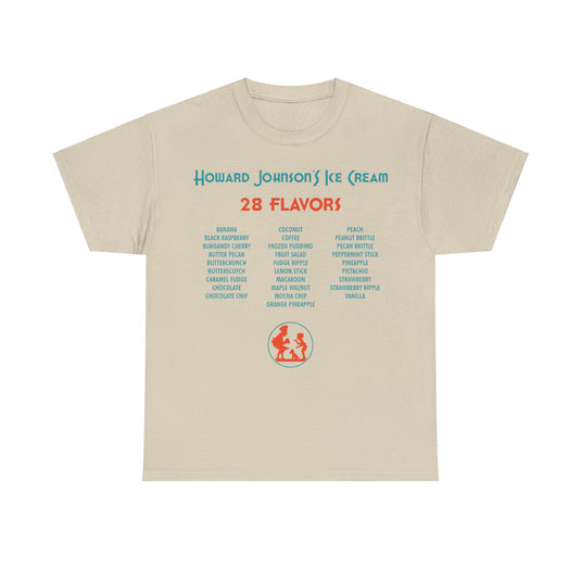 Howard Johnsons Ice Cream 28 Flavors Restaurant T-shirt