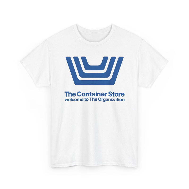 Load image into Gallery viewer, The Container Store Defunct Retail T-Shirt Welcome To The Organization Storage Tee
