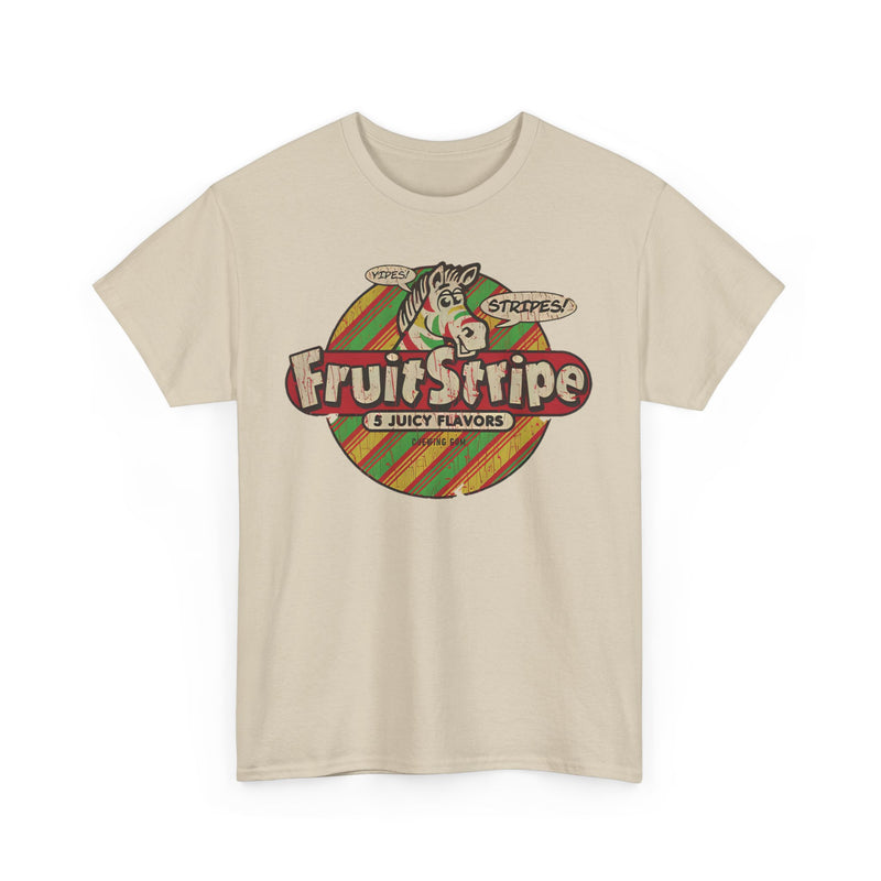 Load image into Gallery viewer, Fruit Stripe 1960 Yipes Stripes Flavor Chewing Gum Zebra T-shirt
