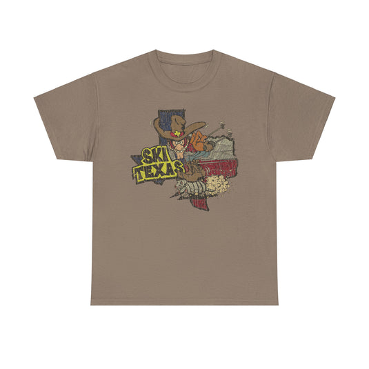 Ski Texas Cowboy Riding Armadillo T-shirt