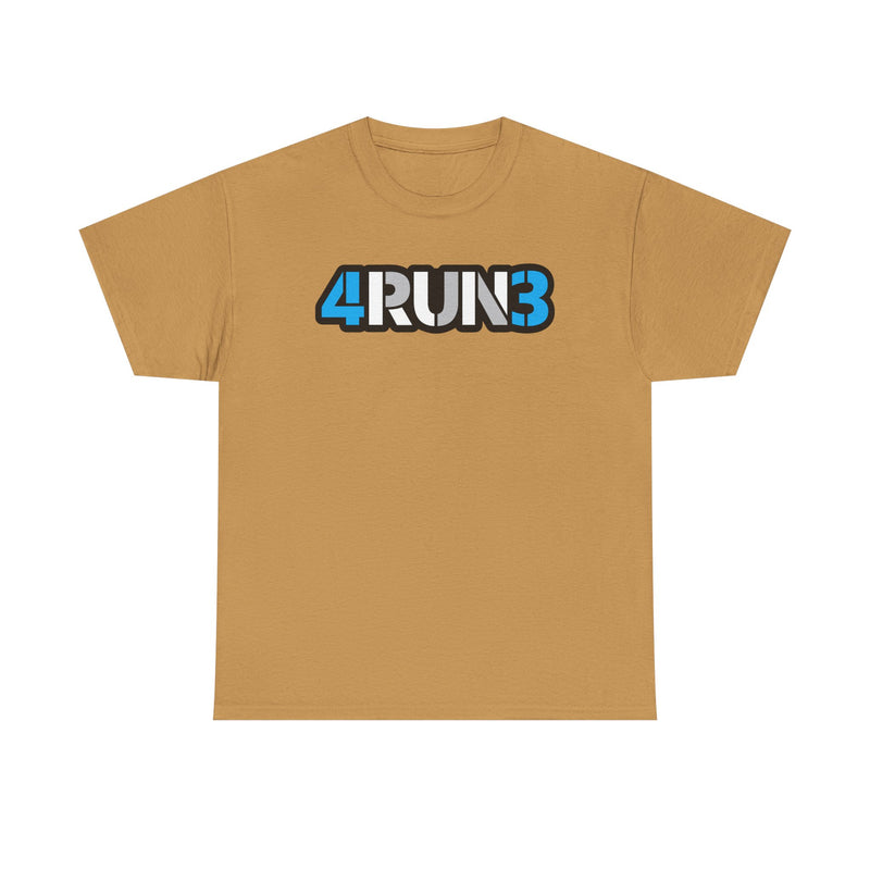 Load image into Gallery viewer, 4RUN3 T-Shirt Defunct Running Company Bankrupt Logo Tee
