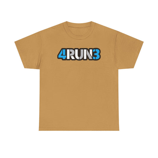 4RUN3 T-Shirt Defunct Running Company Bankrupt Logo Tee