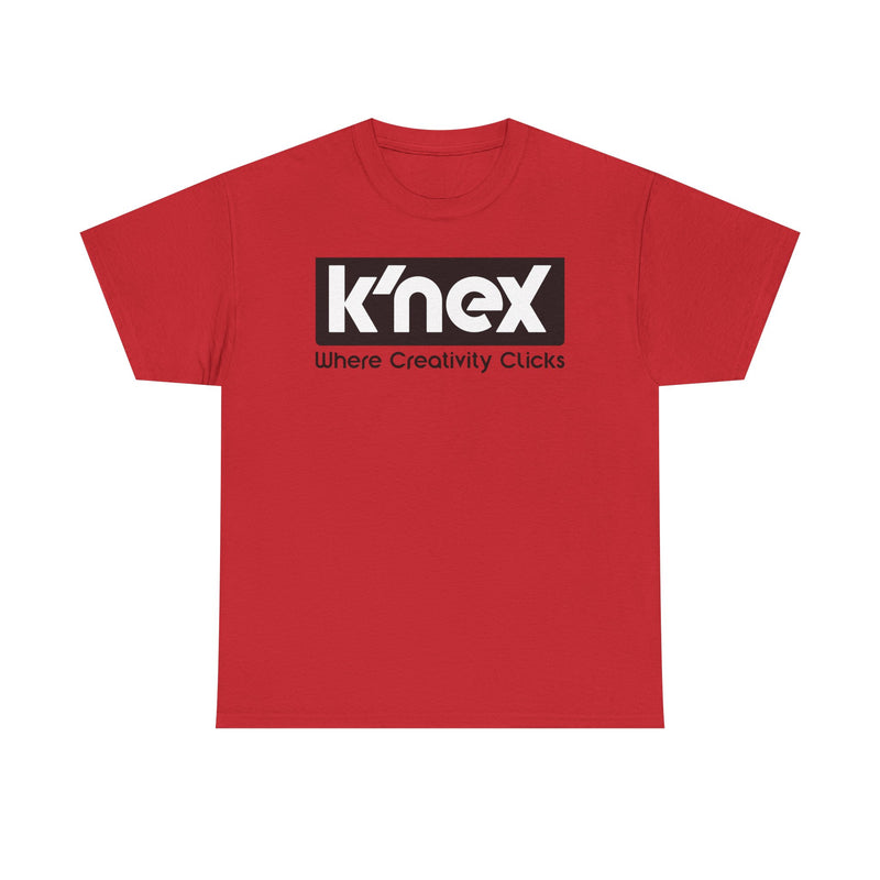 Load image into Gallery viewer, K&#39;NEX Defunct Building Toys T-Shirt Where Creativity Clicks Construction Set Tee
