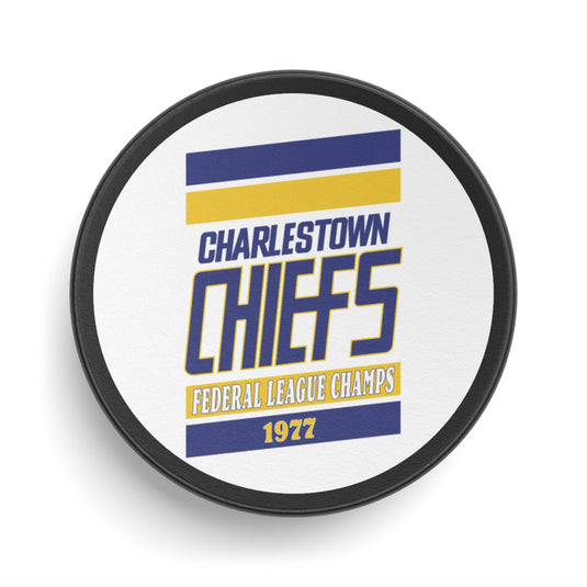 Charlestown Chiefs Slap Shot 1977 Nostalgic Hockey Puck