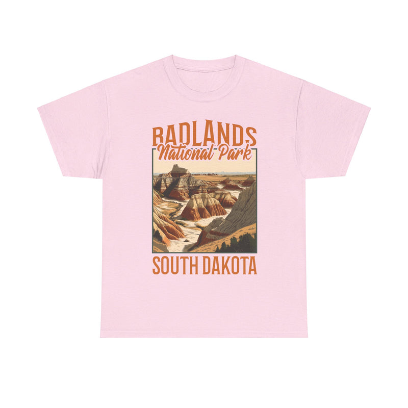 Load image into Gallery viewer, Badlands National Park South Dakota Poster Print T-shirt
