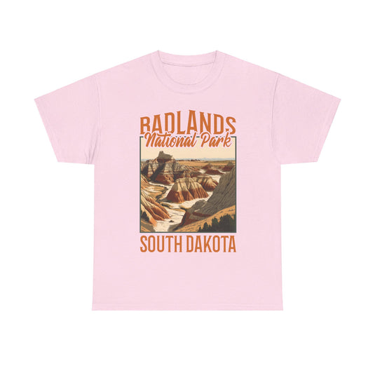 Badlands National Park South Dakota Poster Print T-shirt