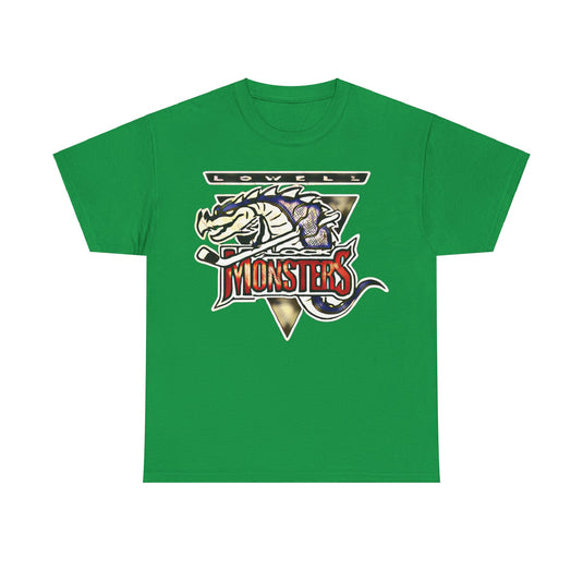 Lowell Lock Monsters Massachusetts Hockey Team T-shirt