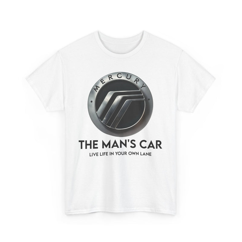 Load image into Gallery viewer, Mercury The Man&#39;s Car Live Life In Your Own Lane Silver T-shirt
