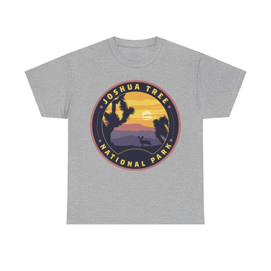 Joshua Tree National Park California Round Logo T-shirt