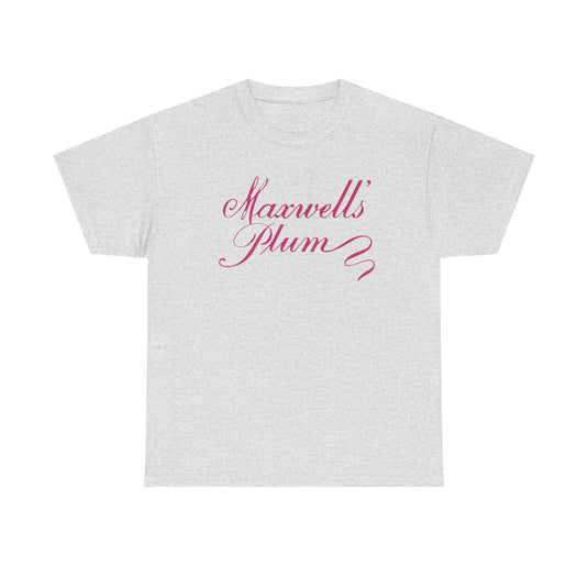Maxwell's Plum T-Shirt - Restaurant Industry Defunct Logo Tee