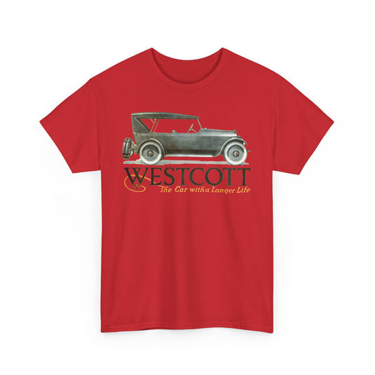 Westcott The Car With A Longer Life Vintage American Auto Logo T-shirt