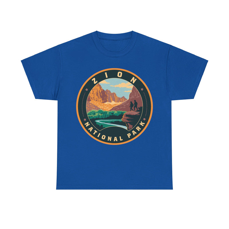 Load image into Gallery viewer, Zion National Park Utah Round Logo T-shirt
