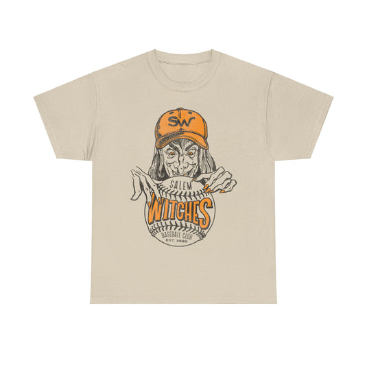 Salem Witches Nostalgic Retro Baseball Team T-shirt