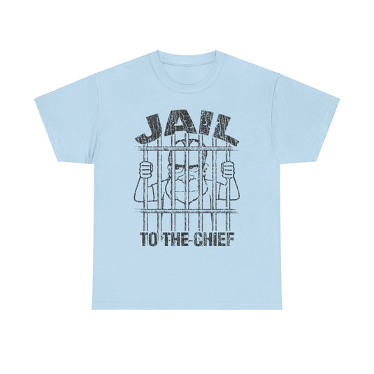 Jail to The Chief 1974 Richard Nixon Political T-shirt