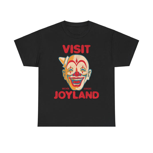 Visit Joyland Amusement Park 1949 Wichita Kansas Theme Park Clown T-shirt