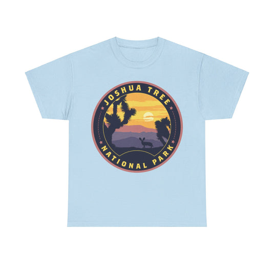 Joshua Tree National Park California Round Logo T-shirt