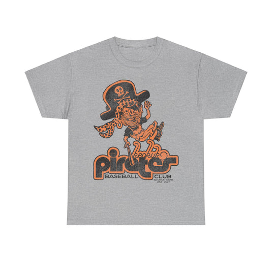 Keokuk Pirates Nostalgic Retro Baseball Team T-shirt