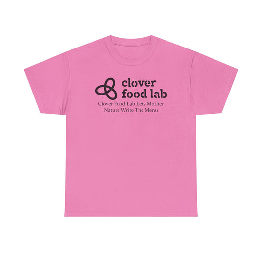 Clover Food Lab T-Shirt - Restaurant Chain Logo Tee - Vegetarian