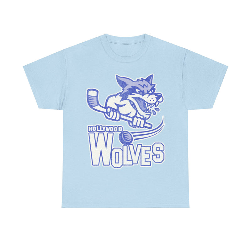 Load image into Gallery viewer, Hollywood Wolves Hockey Team Nostalgic Logo T-shirt
