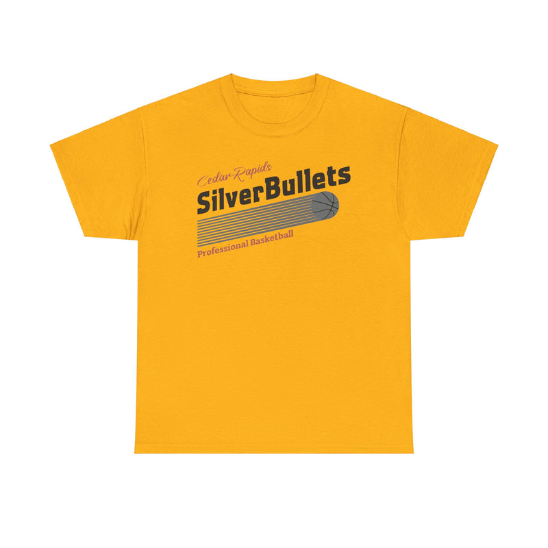 Load image into Gallery viewer, Cedar Rapids Iowa Silver Bullets CBA &#39;88-91 T-shirt
