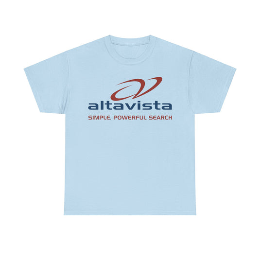 Altavista Logo Simple Powerful Search Retro Nostalgic T-shirt