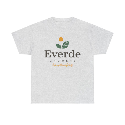Everde Growers T-Shirt Defunct Plant Nursery Bankrupt Company Logo Tee