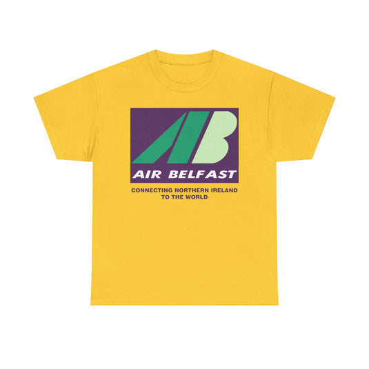 Air Belfast Connecting Northern Ireland Vintage Airline Logo Aviation T-shirt