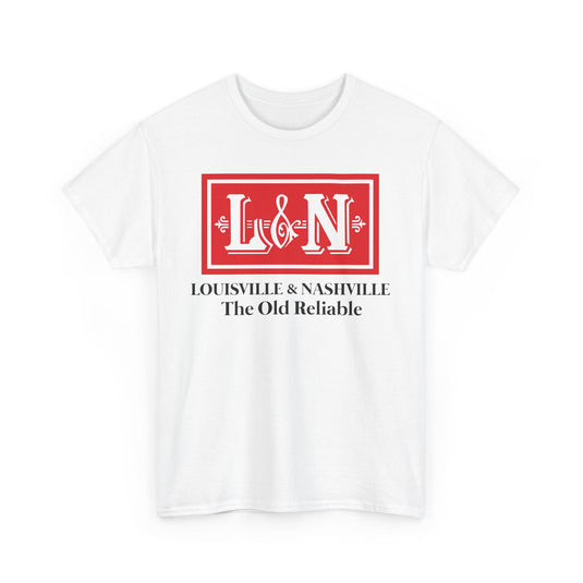 Louisville Nashville Old Reliable Railroad Vintage Train Logo T-Shirt