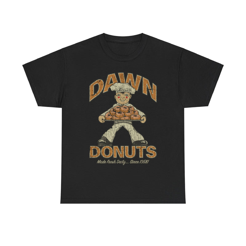 Load image into Gallery viewer, Dawn Donuts 1958 Bakery Restaurant Distressed Print T-shirt
