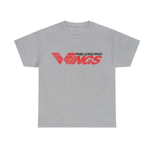 Philadelphia Wings Lacrosse Team Nostalgic Retro Logo T-shirt