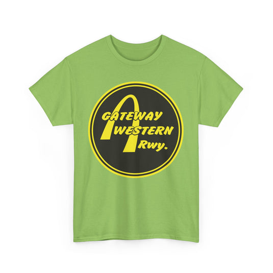 Gateway Western Railway Vintage Railroad Train Logo T-Shirt