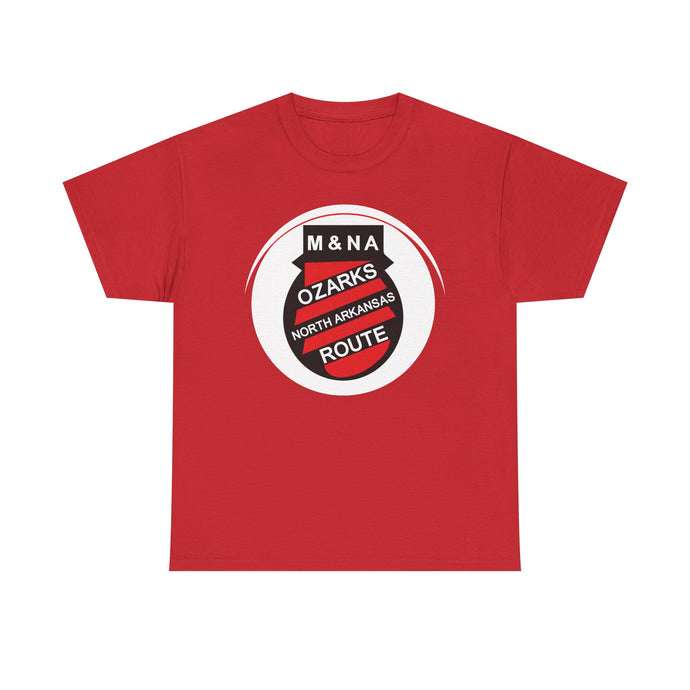 Missouri Arkansas Ozarks North Arkansas Route Railroad Logo T-Shirt
