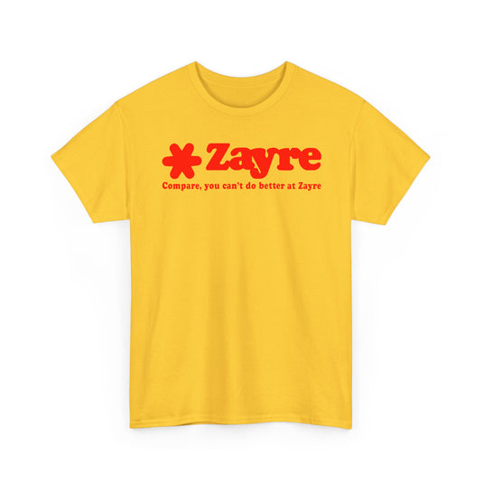 Zayre Compare You Can't Do Better Red Star Logo Discount Store Chain T-shirt