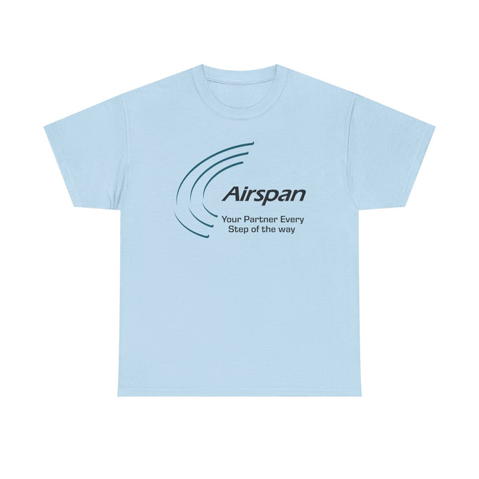 Airspan T-Shirt Defunct Telecom Company Logo Your Partner Every Step Tee