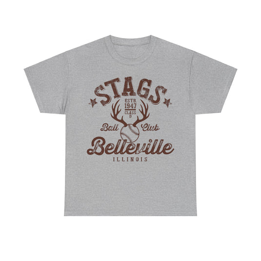 Belleville Stags Est 1947 Illinois Baseball T-shirt