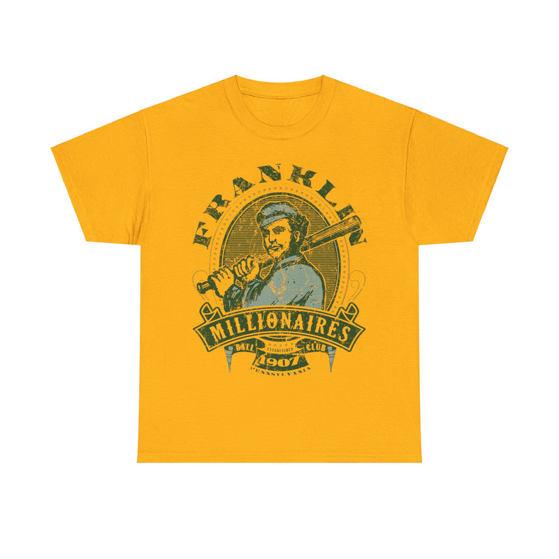 Load image into Gallery viewer, Franklin Millionaires Est 1907 Pennsylvania Baseball T-shirt
