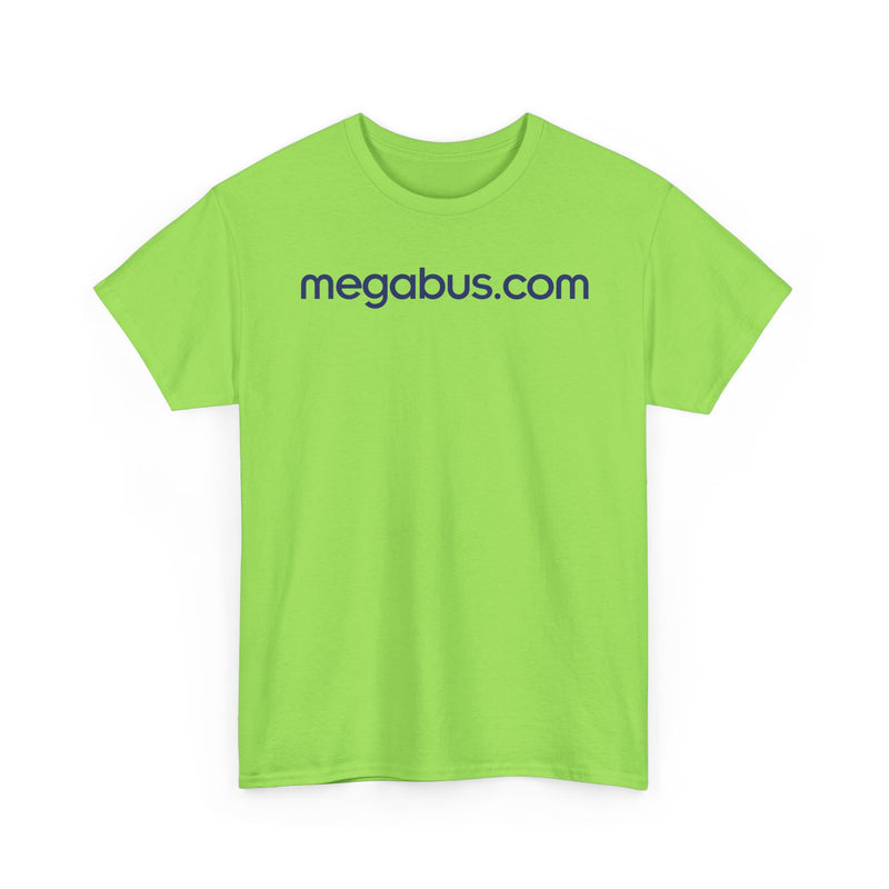 Load image into Gallery viewer, Megabus.com Defunct Bus Service T-Shirt Budget Travel Transportation Company Tee
