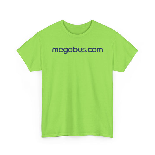 Megabus.com Defunct Bus Service T-Shirt Budget Travel Transportation Company Tee