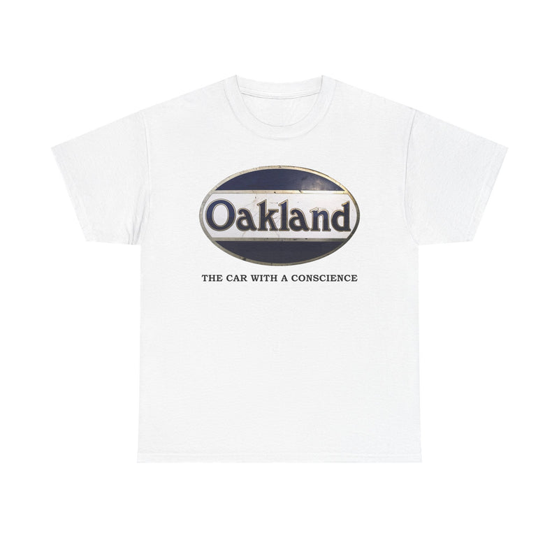 Load image into Gallery viewer, Oakland The Car With A Conscience Pontiac Predecessor T-shirt
