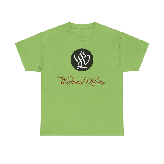 Woodward & Lothrop Black Circle Monogram W&L Department Store DC T-shirt