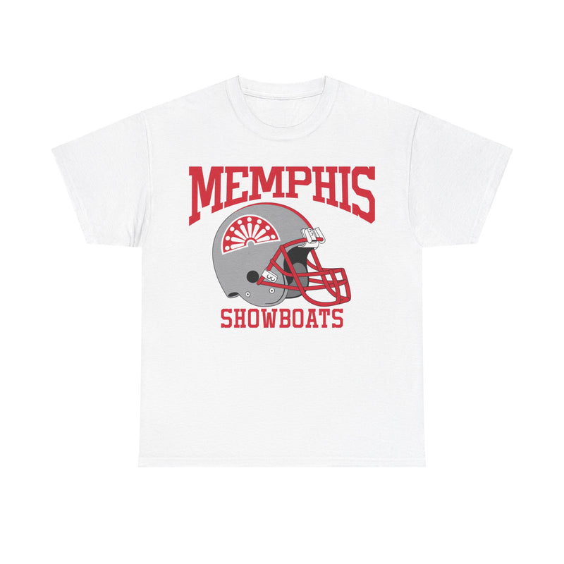 Load image into Gallery viewer, Memphis Showboats Tennessee Helmet Logo Football Team T-shirt
