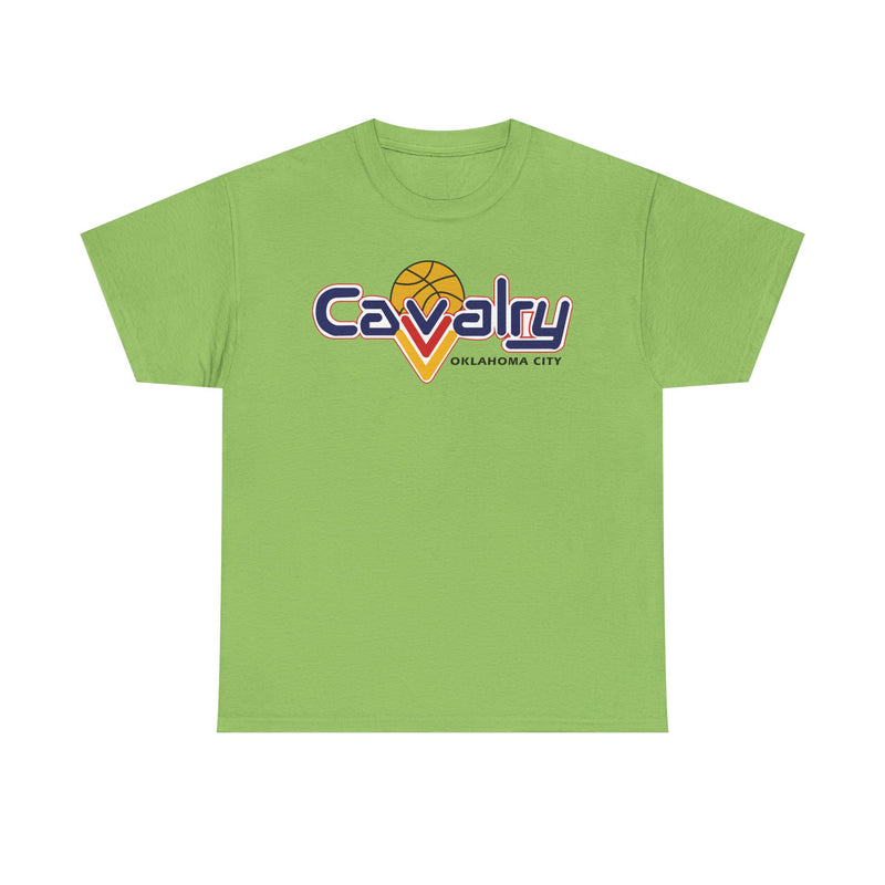 Load image into Gallery viewer, Oklahoma City Cavalry 1990-1997 CBA Basketball T-shirt
