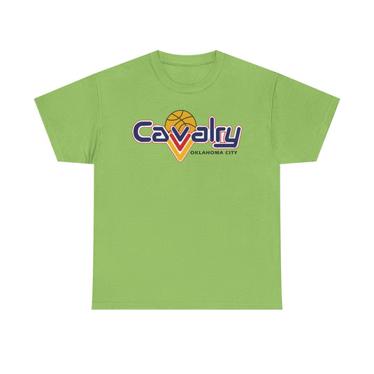 Oklahoma City Cavalry 1990-1997 CBA Basketball T-shirt