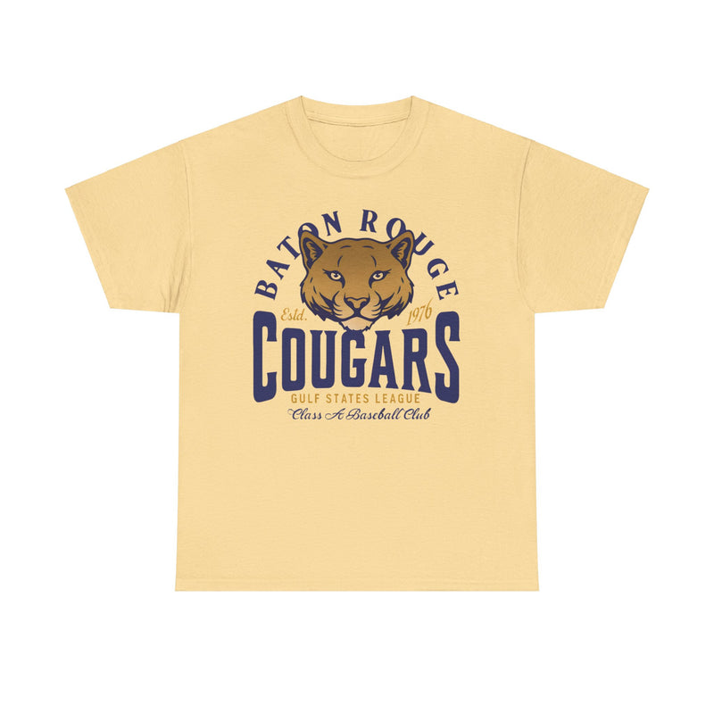 Load image into Gallery viewer, Baton Rouge Cougars Est 1976 Louisiana Baseball Team T-shirt
