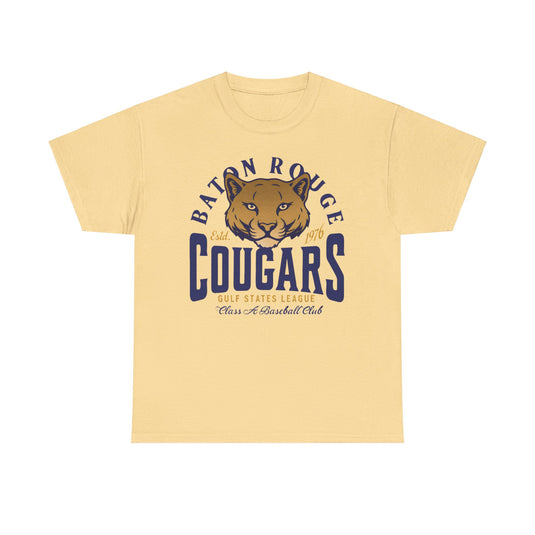 Baton Rouge Cougars Est 1976 Louisiana Baseball Team T-shirt