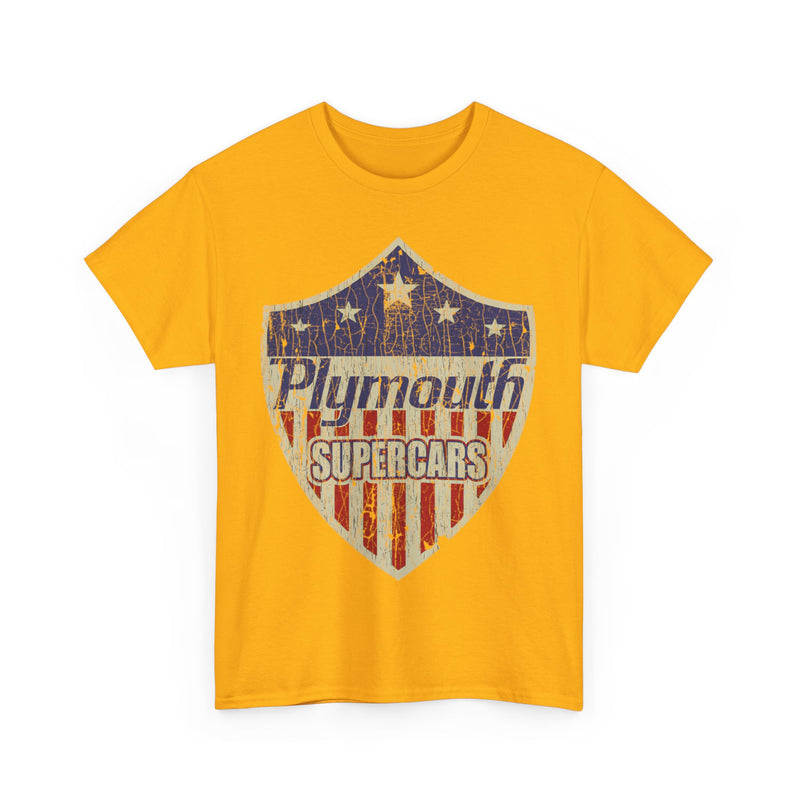 Load image into Gallery viewer, Plymouth Supercars Logo Nostalgic Car T-shirt
