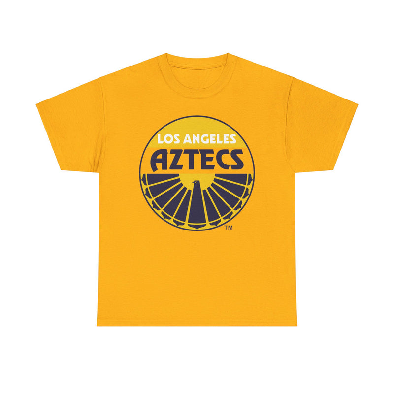 Load image into Gallery viewer, Los Angeles Aztecs Yellow Logo California Soccer Team T-shirt
